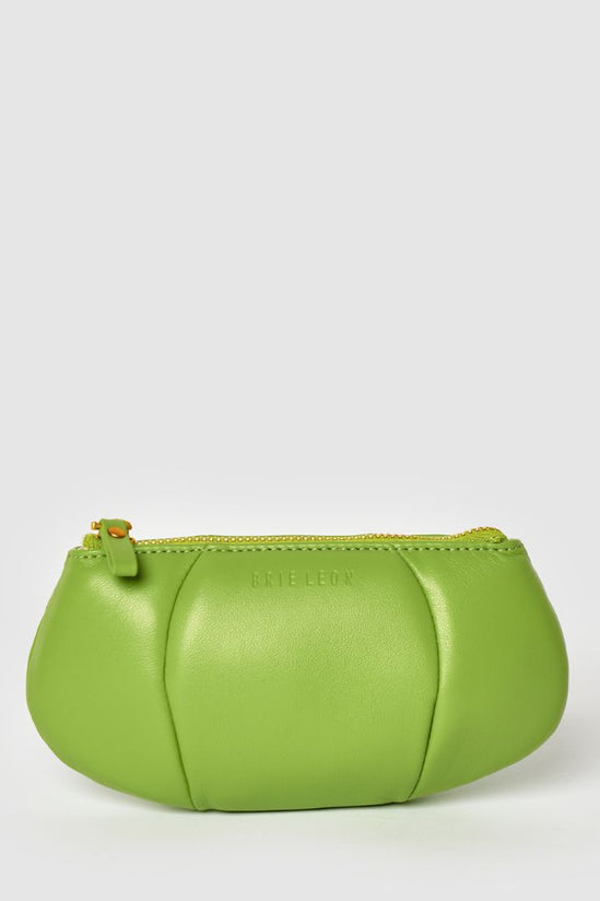 Brie Leon - Remy Pouch in Lime Green