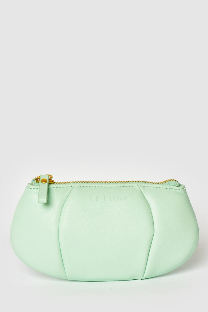 Brie Leon - Remy Pouch in Mint Green