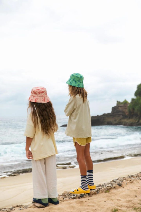 By Billie - Fruity Bucket Hat in Hibiscus