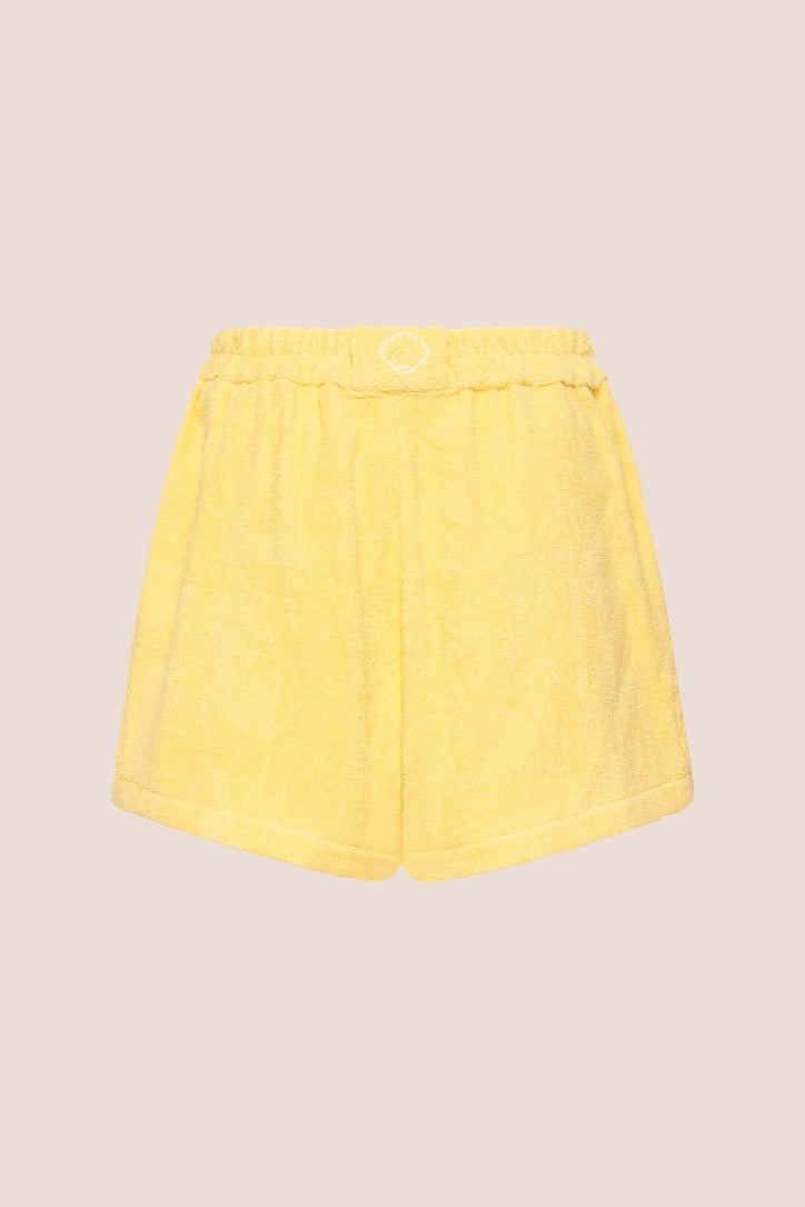 Terry Towelling - Estate Short, Sunflower - Worn For Good