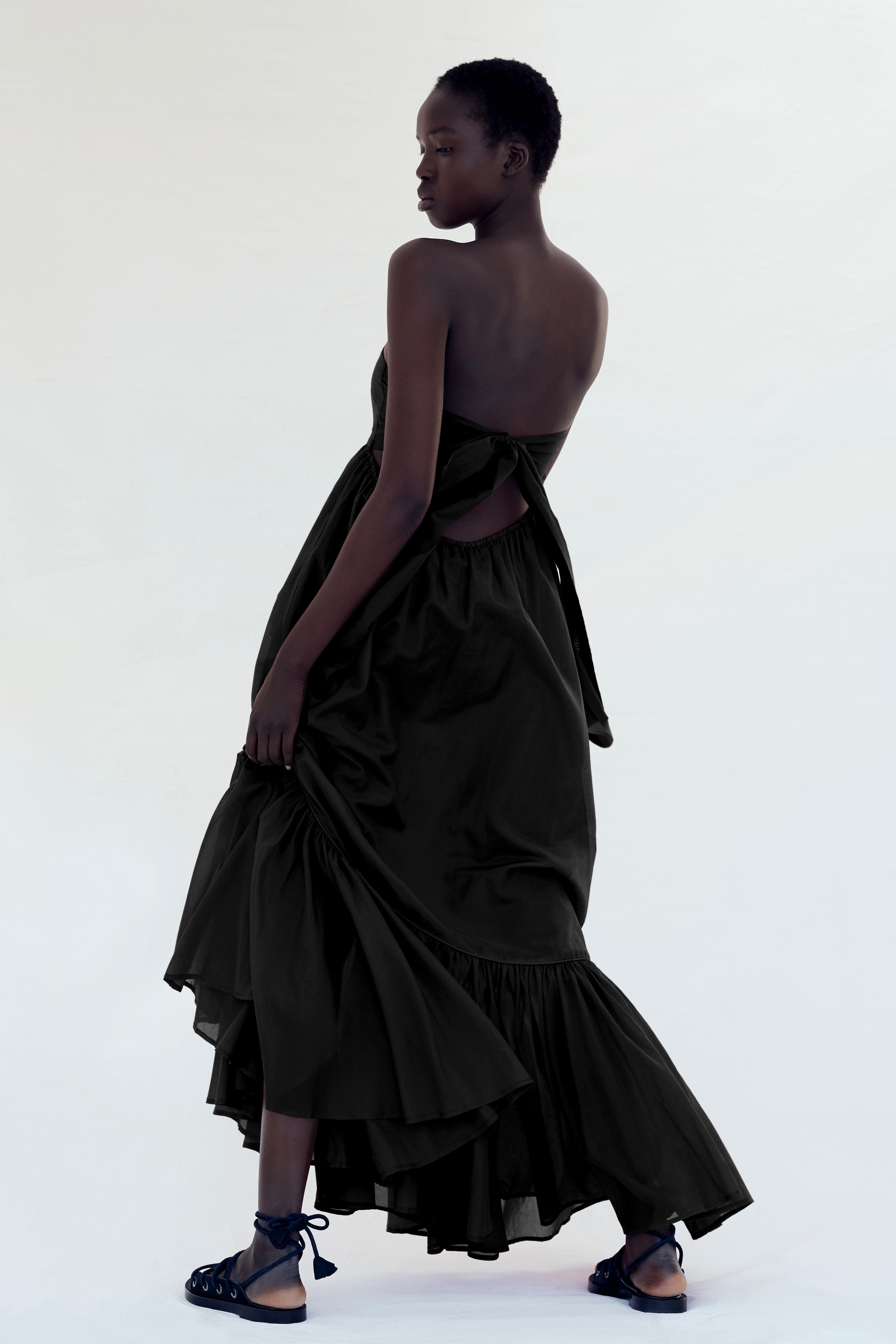 Bird and Knoll - Fia Dress, Black - Worn For Good