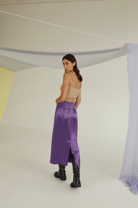 Permanent Vacation - Harmony Skirt, Purple - Worn For Good