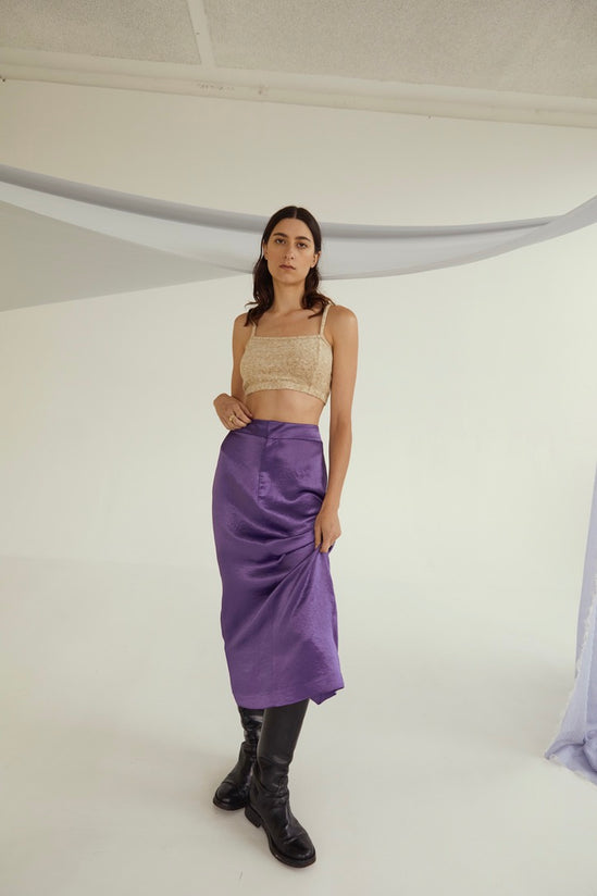 Permanent Vacation - Harmony Skirt, Purple - Worn For Good