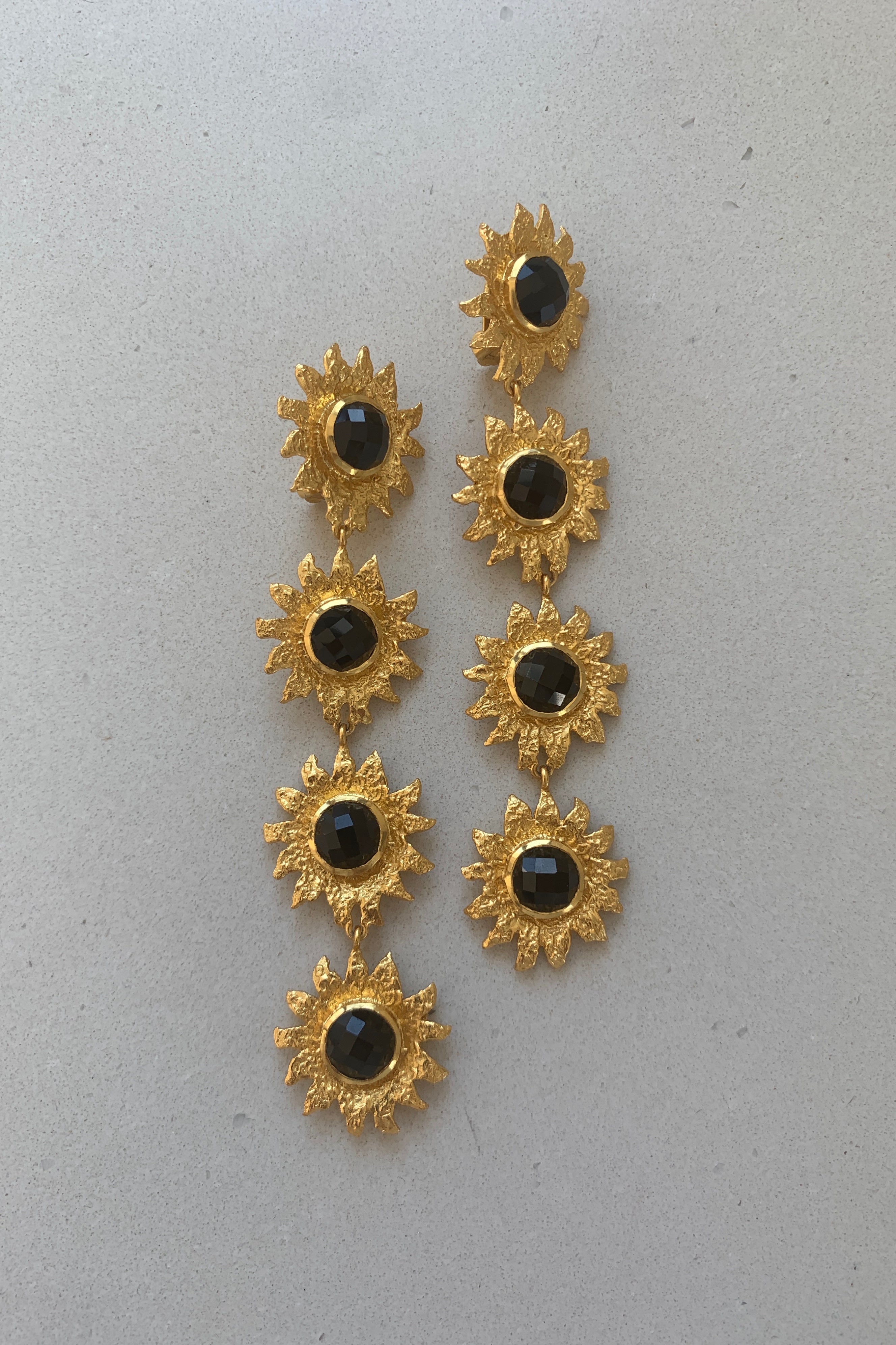 Valere Lei III Earrings - Black Onyx