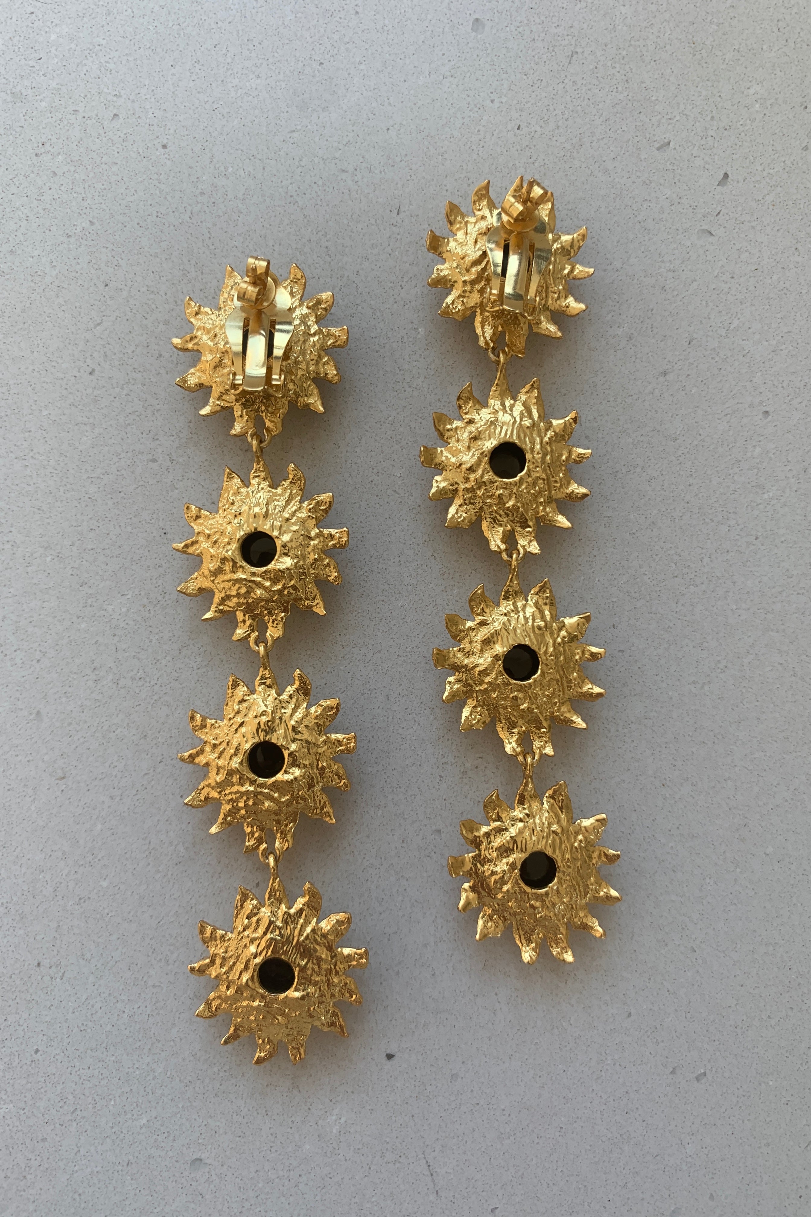 Valere Lei III Earrings - Black Onyx