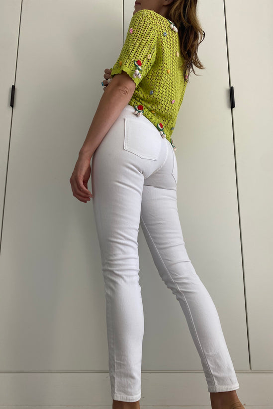 COS - White Slim Fit Denim Jeans