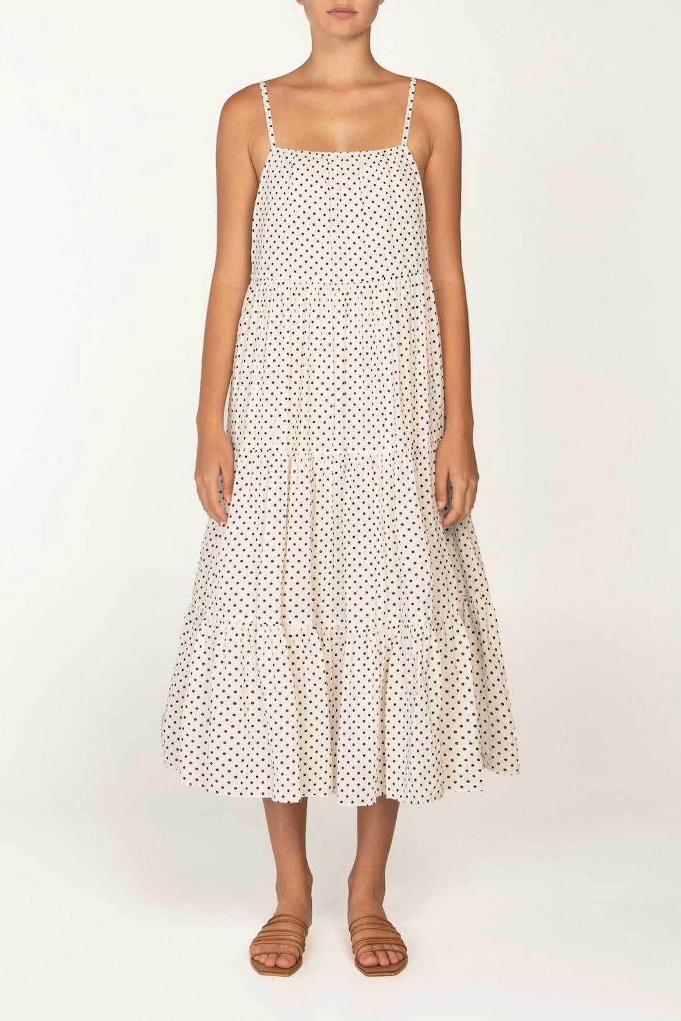 Peony - Biscotti Aftersun Dress, White - Worn For Good