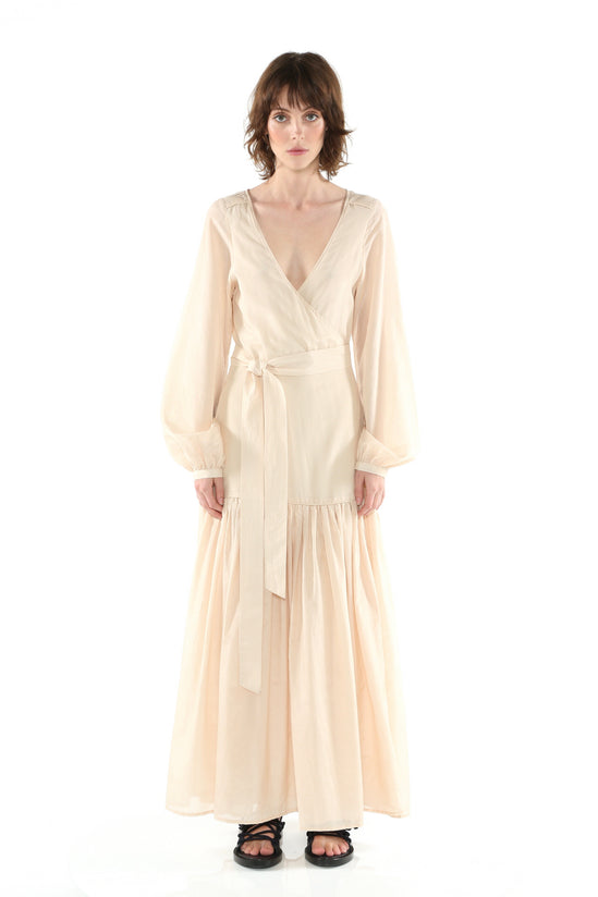 Bird and Knoll - Luca Dress, Coconut - Worn For Good