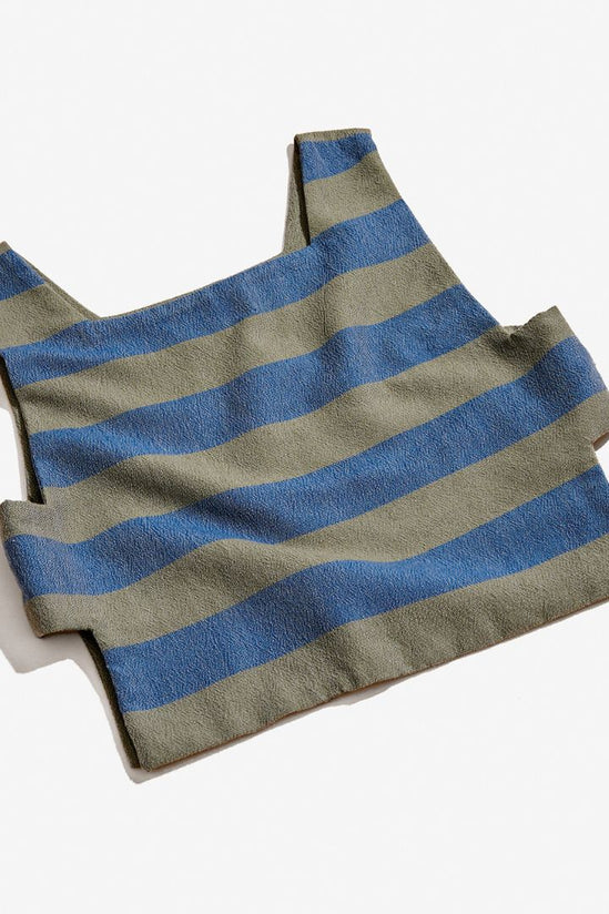Lucy Folk - Green and Blue Cut-out Top