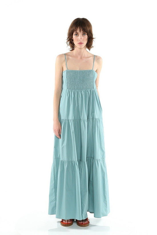 Bird and Knoll - Luna Dress, Seafoam - Worn For Good