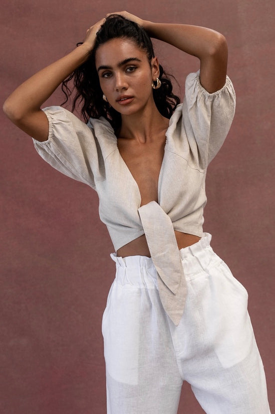 Posse - Mia Top, Natural - Worn For Good