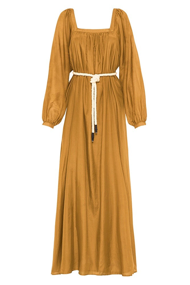 Bird and Knoll - Paloma Maxi, Ochre - Worn For Good
