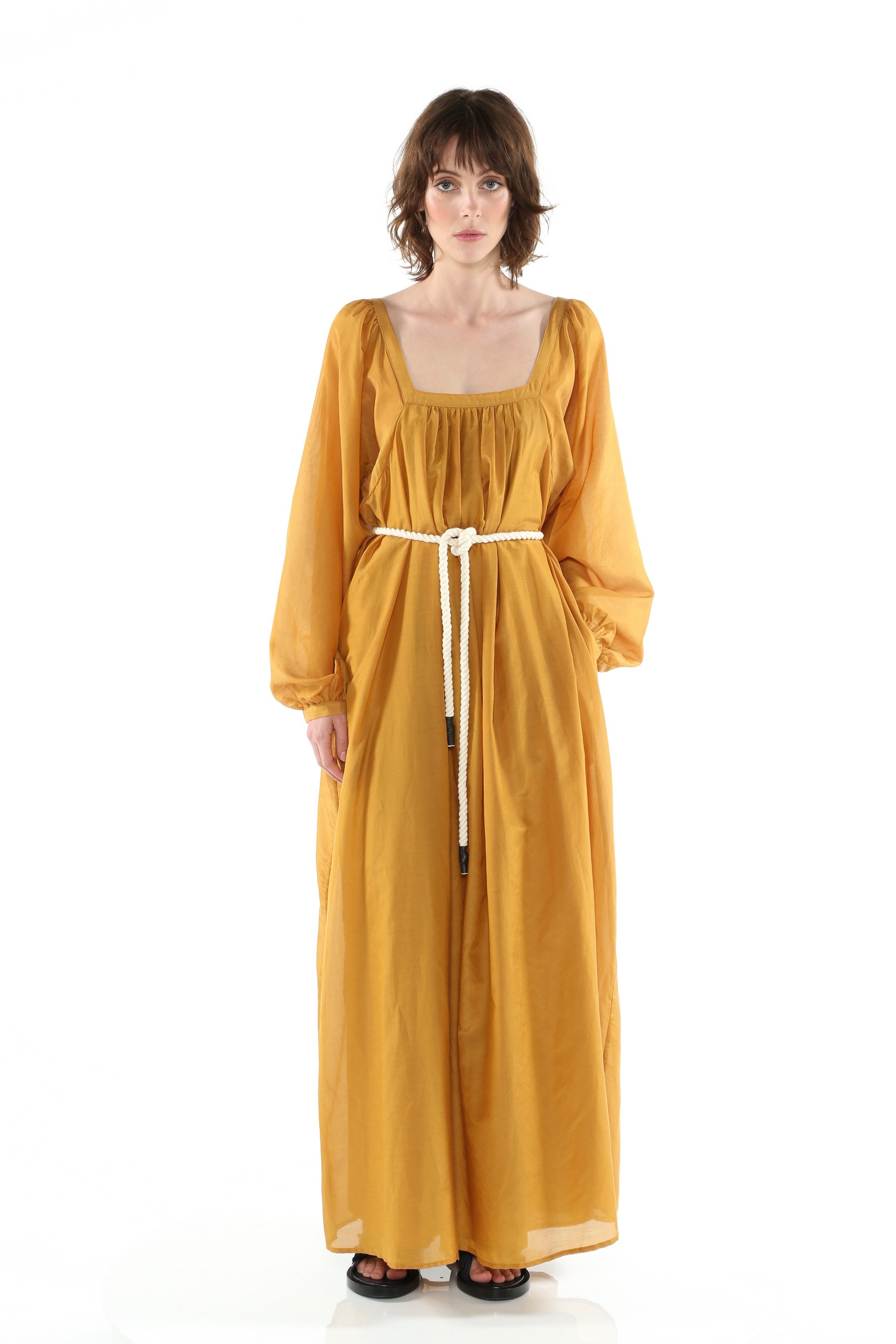 Bird and Knoll - Paloma Maxi, Ochre - Worn For Good