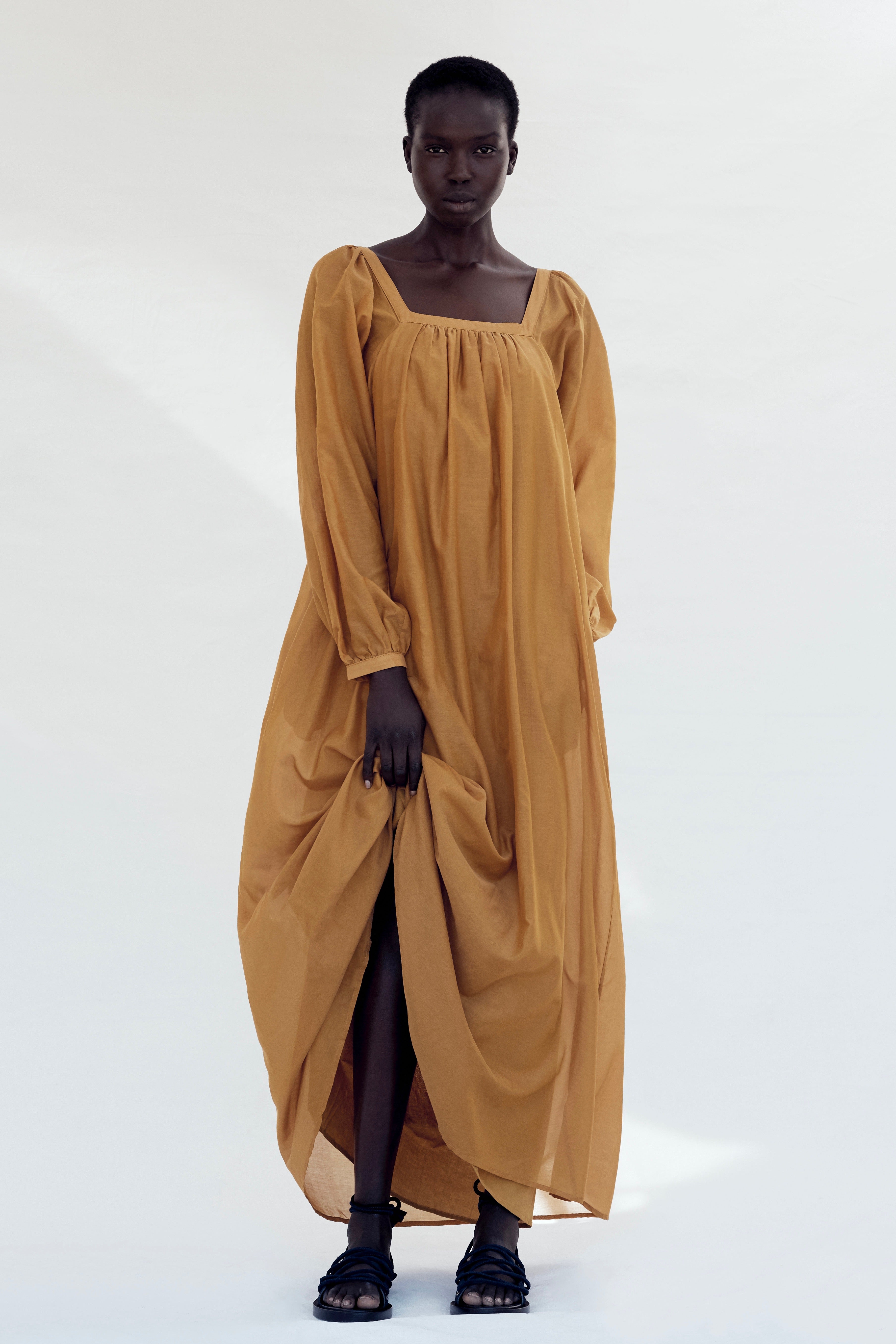 Bird and Knoll - Paloma Maxi, Ochre - Worn For Good