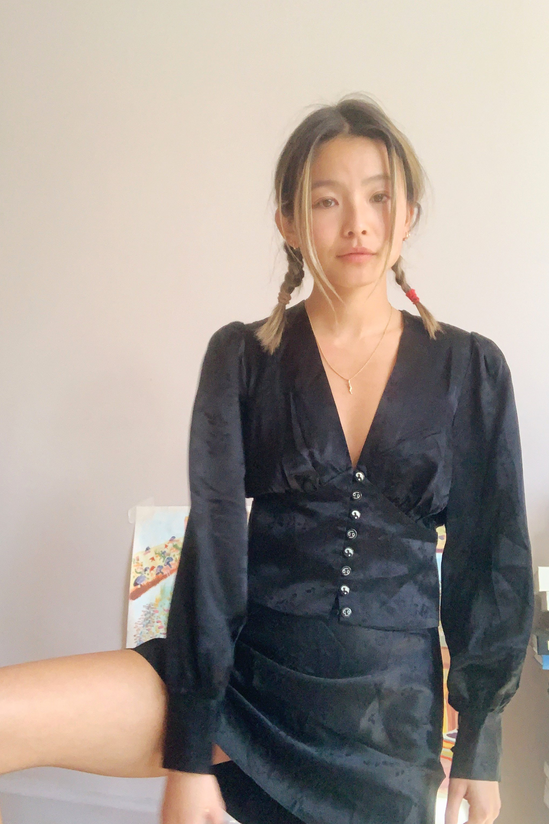 Realisation Par - Mini Skirt, Black - Worn For Good