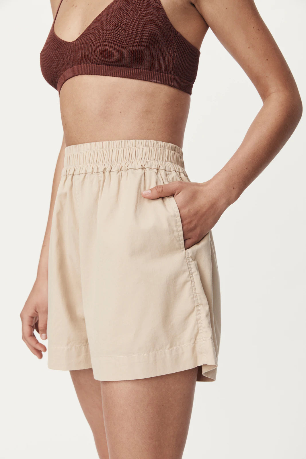 Rowie the Label - Phillip Organic Shorts, Fawn - Worn For Good