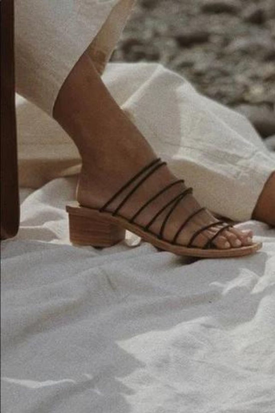 St Agni - Ines Sandal in Earth
