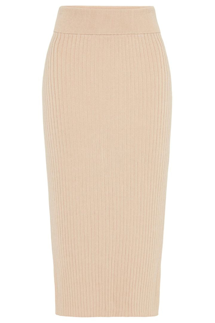 St Agni - Lia Knit Skirt in Sand