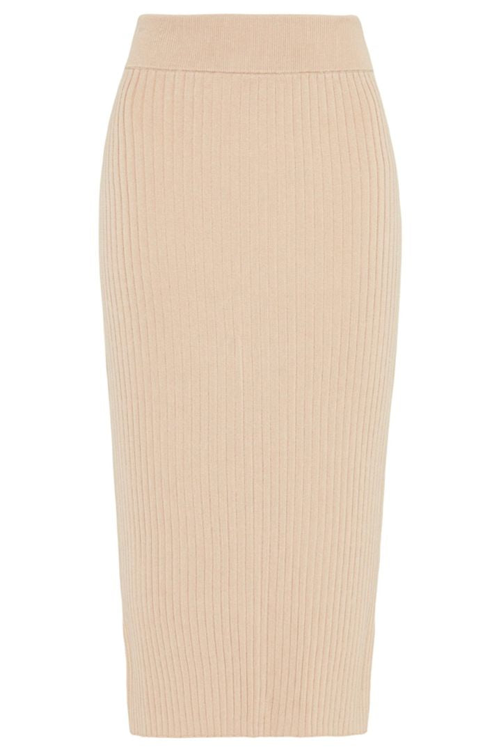 St Agni - Lia Knit Skirt in Sand