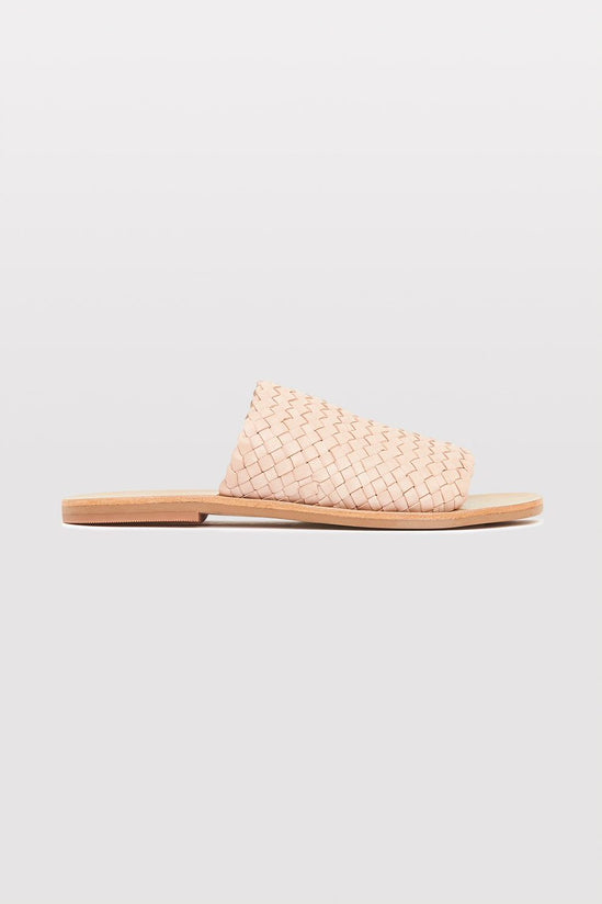 St Agni - Pia Woven Slide in Seashell
