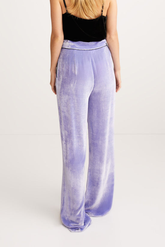 Sleeping with Jacques - Velvet Bottoms, Jacaranda - Worn For Good