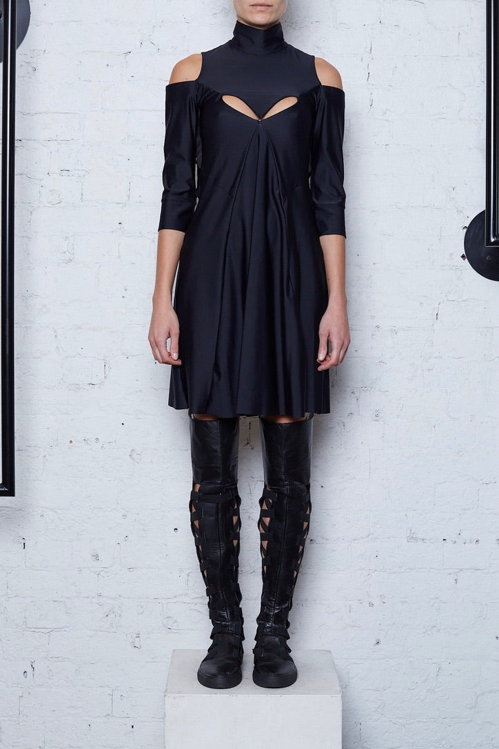 KIT X - Vixen Mini Dress, Black - Worn For Good