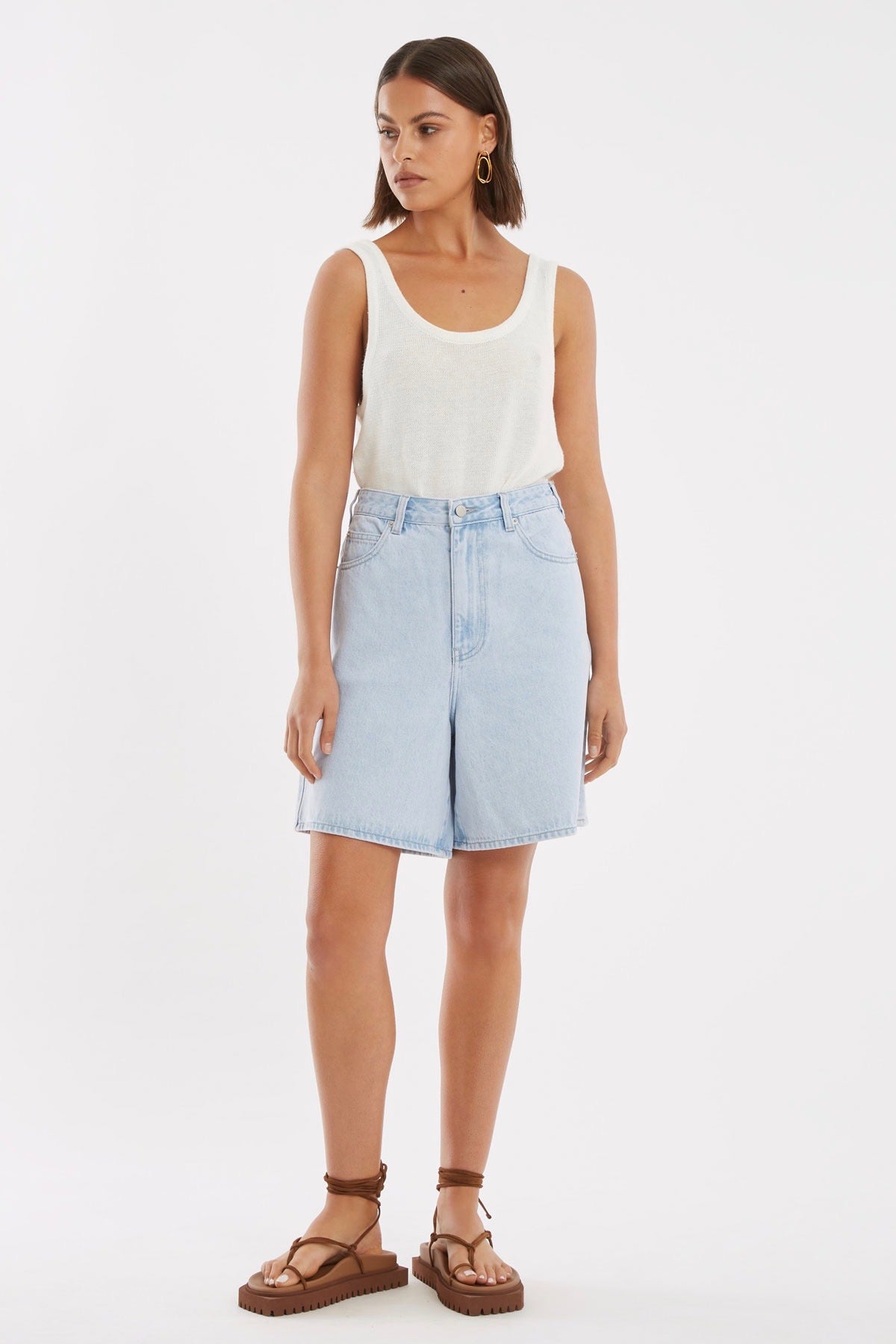 Zulu & Zephr - Denim Short, Washed Blue - Worn For Good