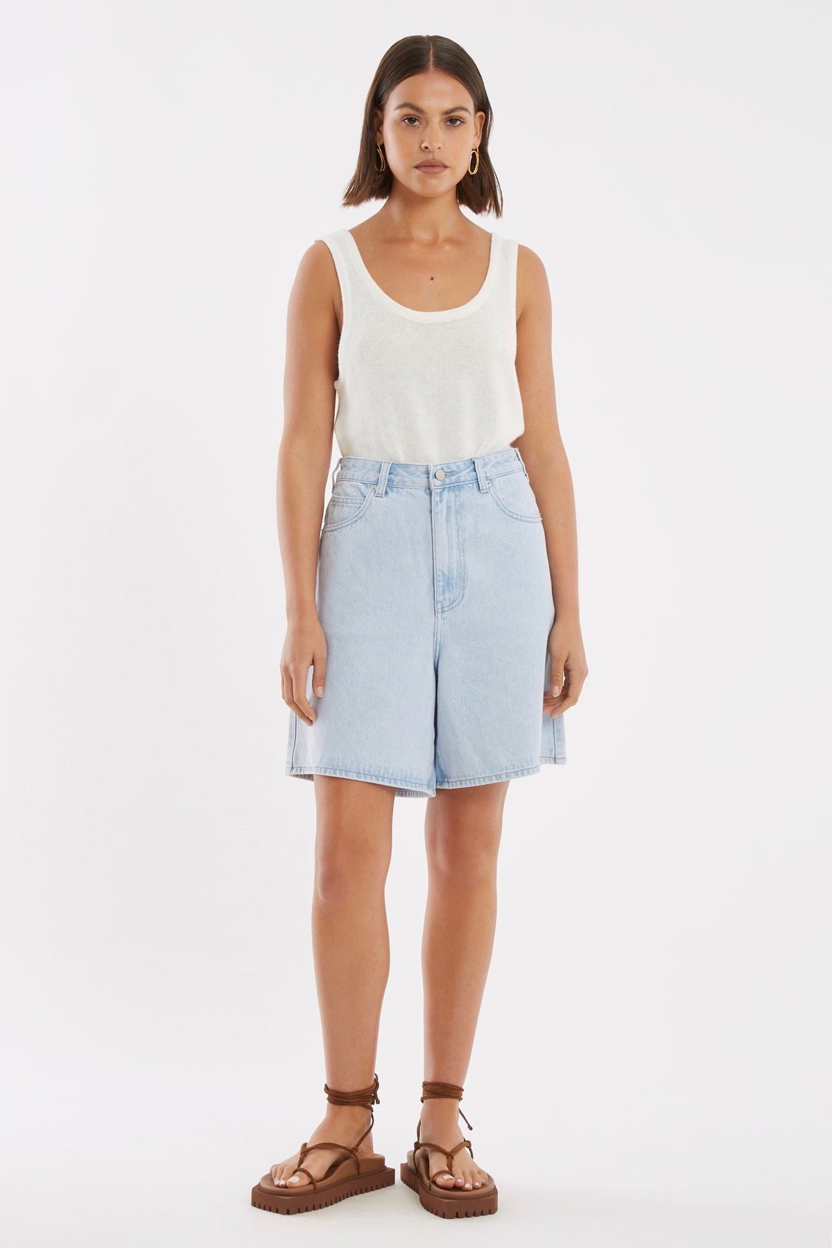 Zulu & Zephr - Denim Short, Washed Blue - Worn For Good