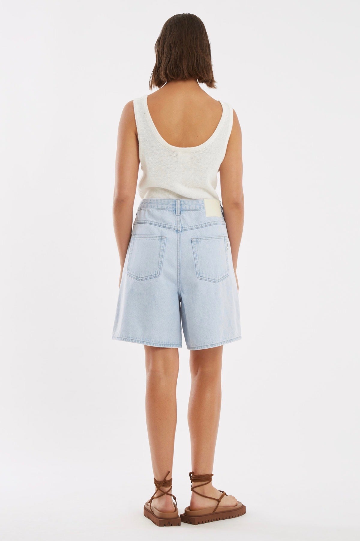 Zulu & Zephr - Denim Short, Washed Blue - Worn For Good