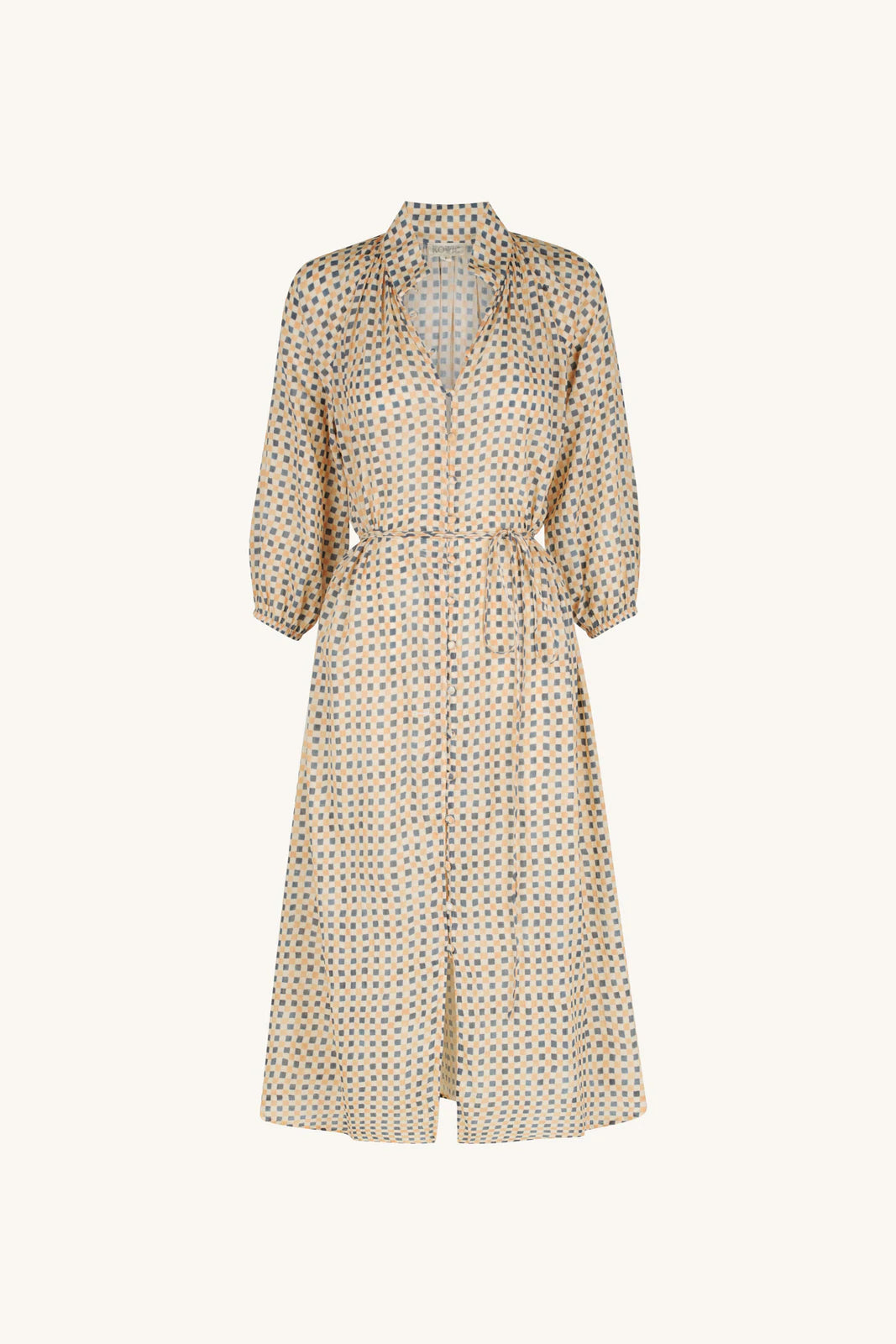 Rowie the Label - Amy Organic Midi Dress, Jasper - Worn For Good