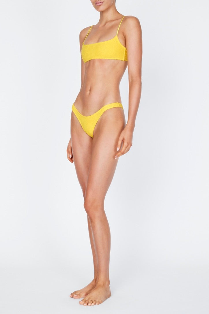 Triangl - Mica Tuscan Terry, Yellow - Worn For Good