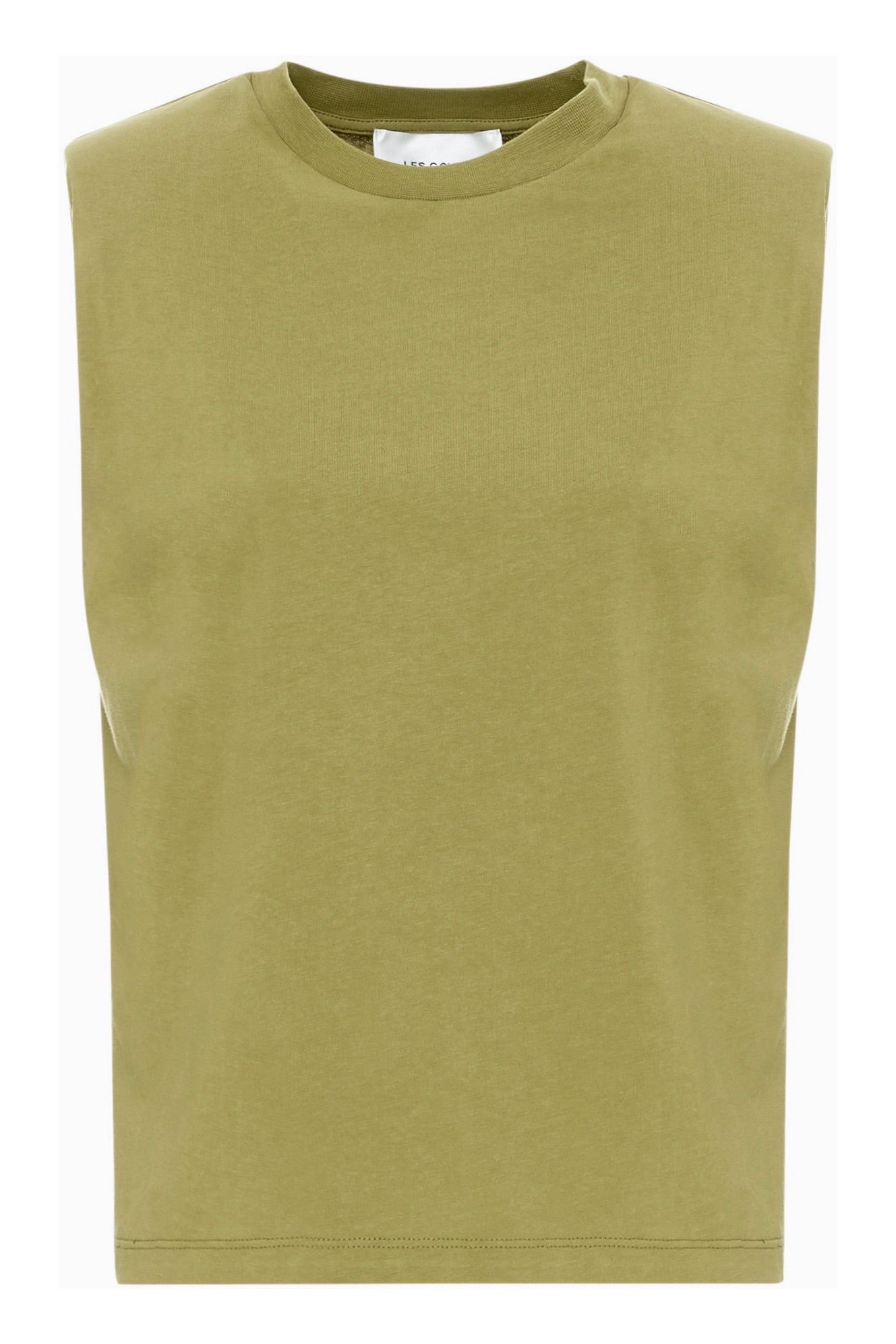 Les Coyotes Des Paris - Devon Padded Muscle Shirt, Khaki - Worn For Good