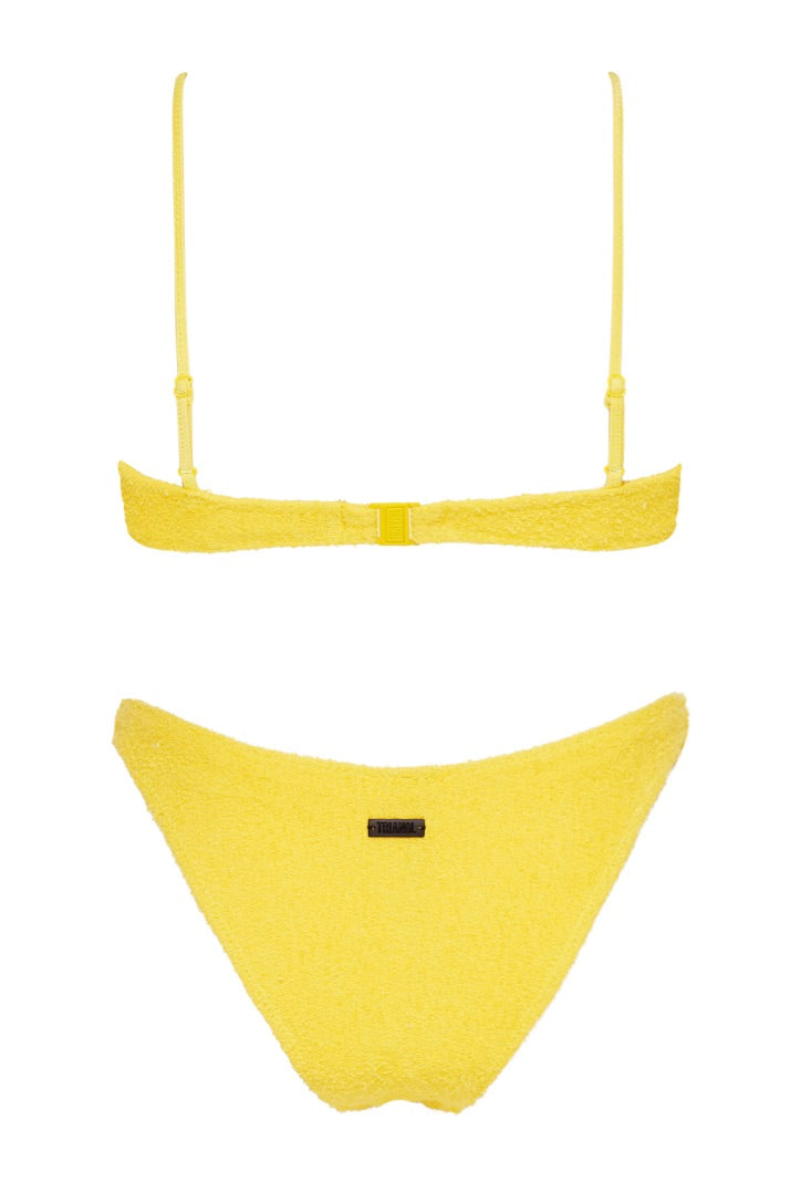 Triangl - Mica Tuscan Terry, Yellow - Worn For Good